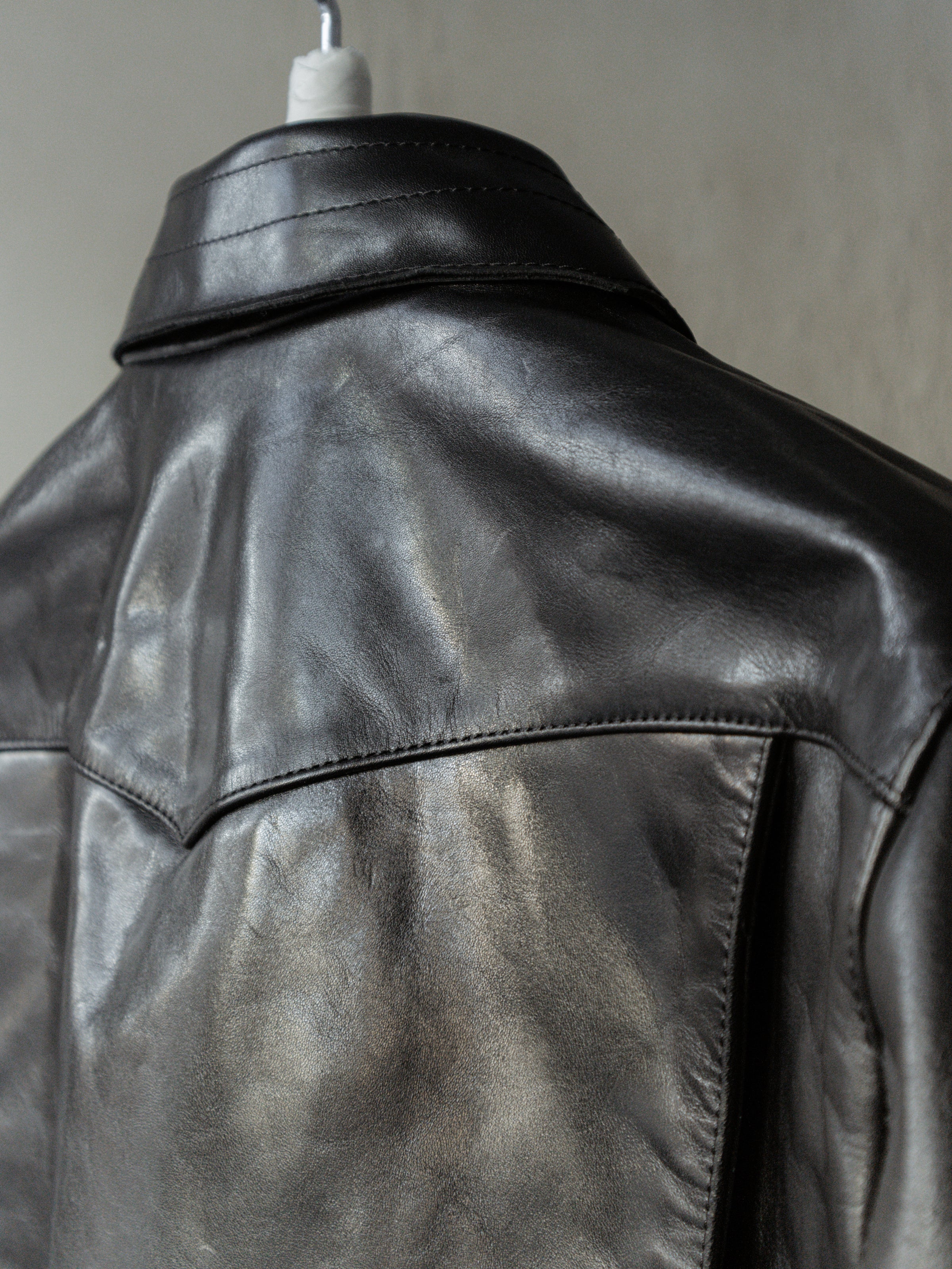 Forgotten Materials|Leather Classic Jacket - Image 4