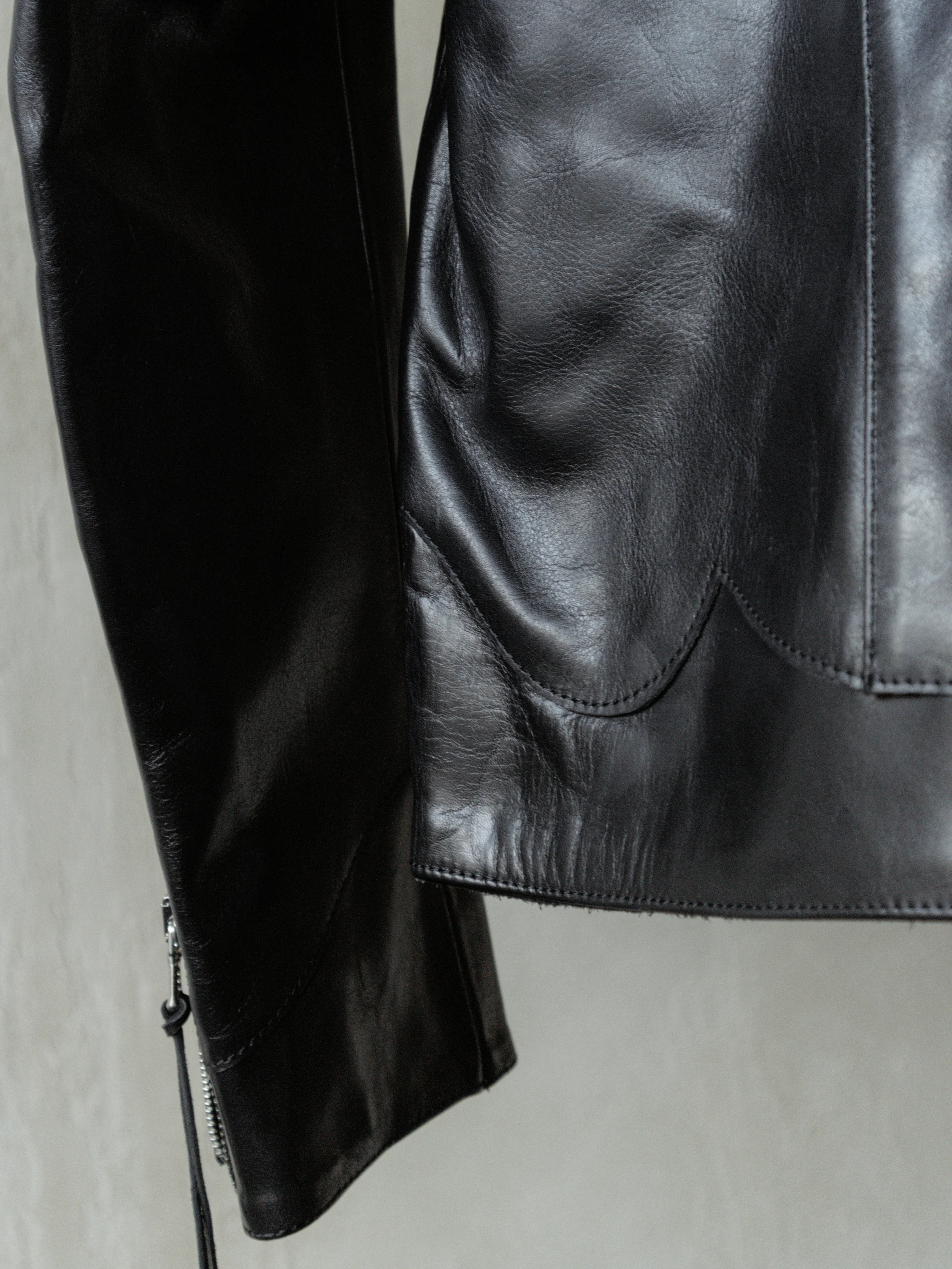 Forgotten Materials|Leather Classic Jacket - Image 5