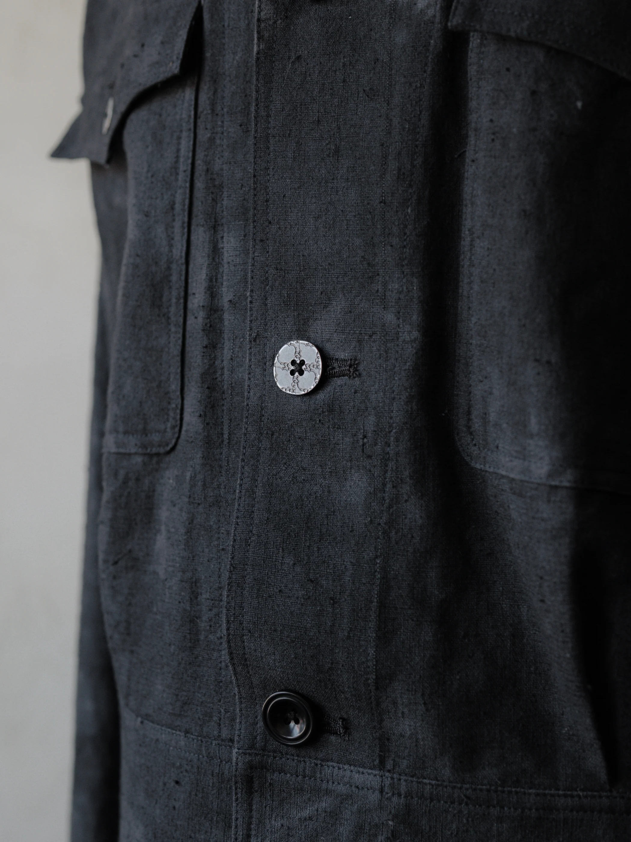 Forgotten Materials|Repaired Cyclist JKT (Dark Navy) - Image 5