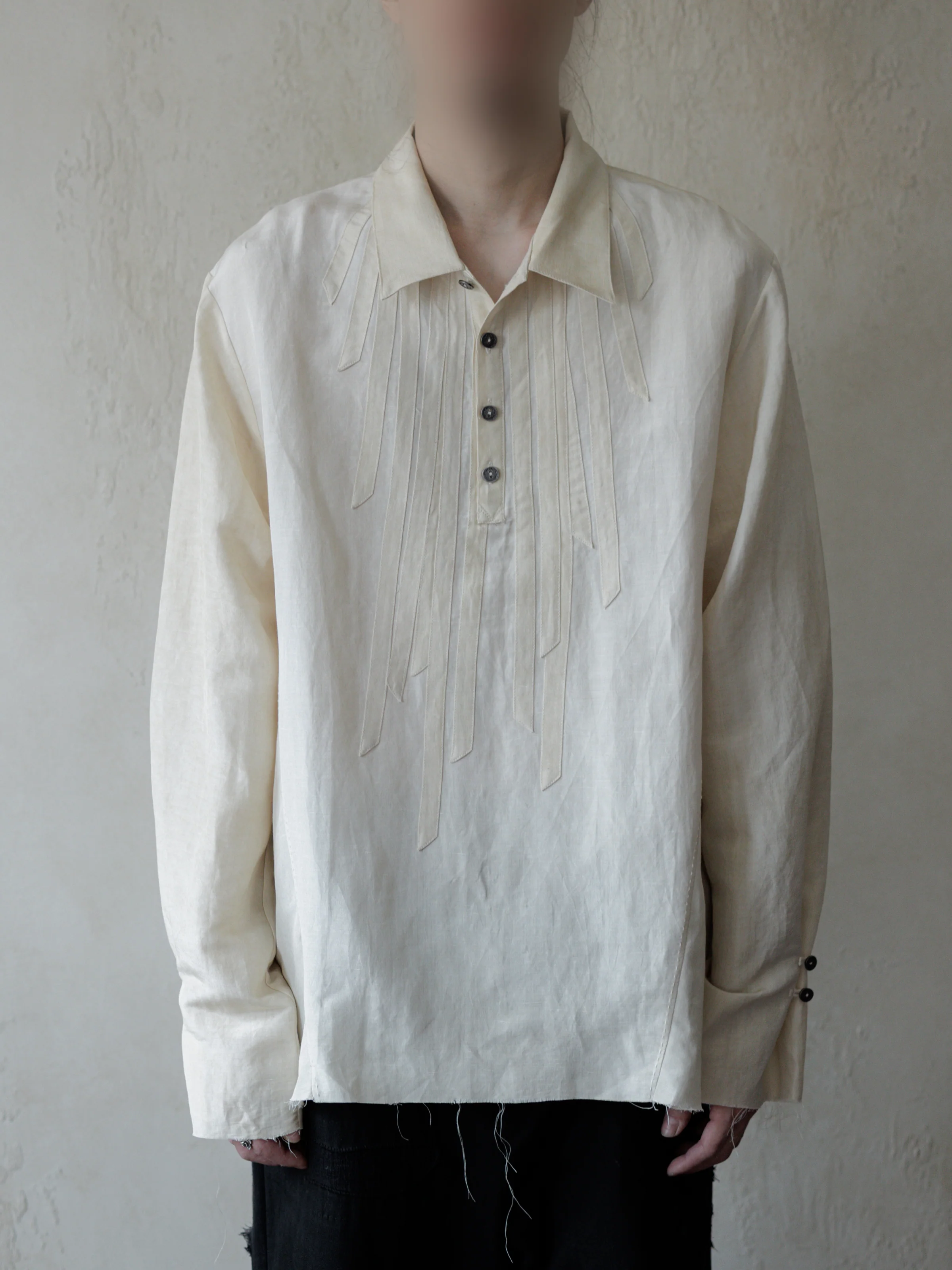 Forgotten Materials|Timeworn Shirt (Beige) - Image 6