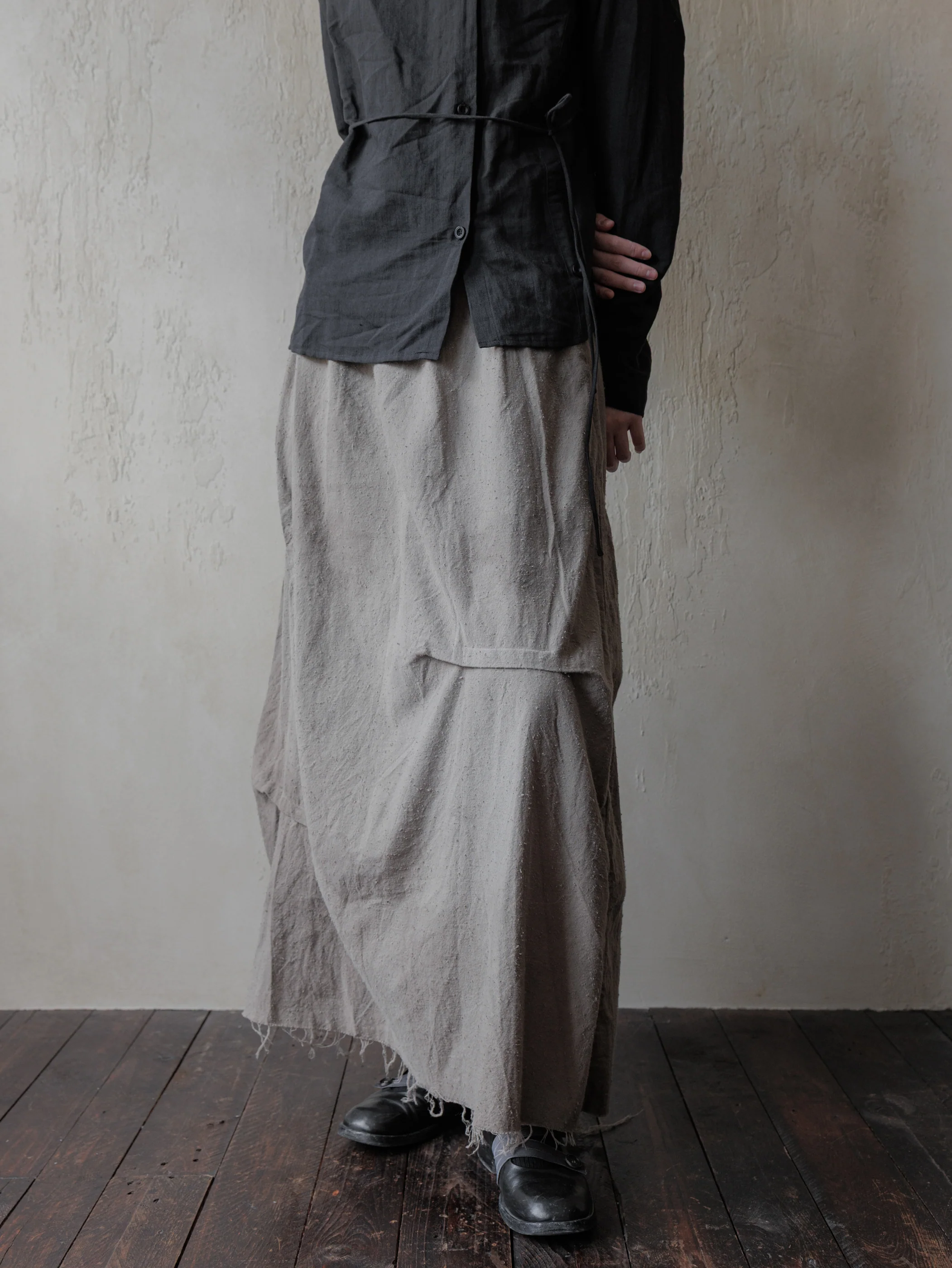 Forgotten Materials WMS|Ash Drape Skirt - Image 6