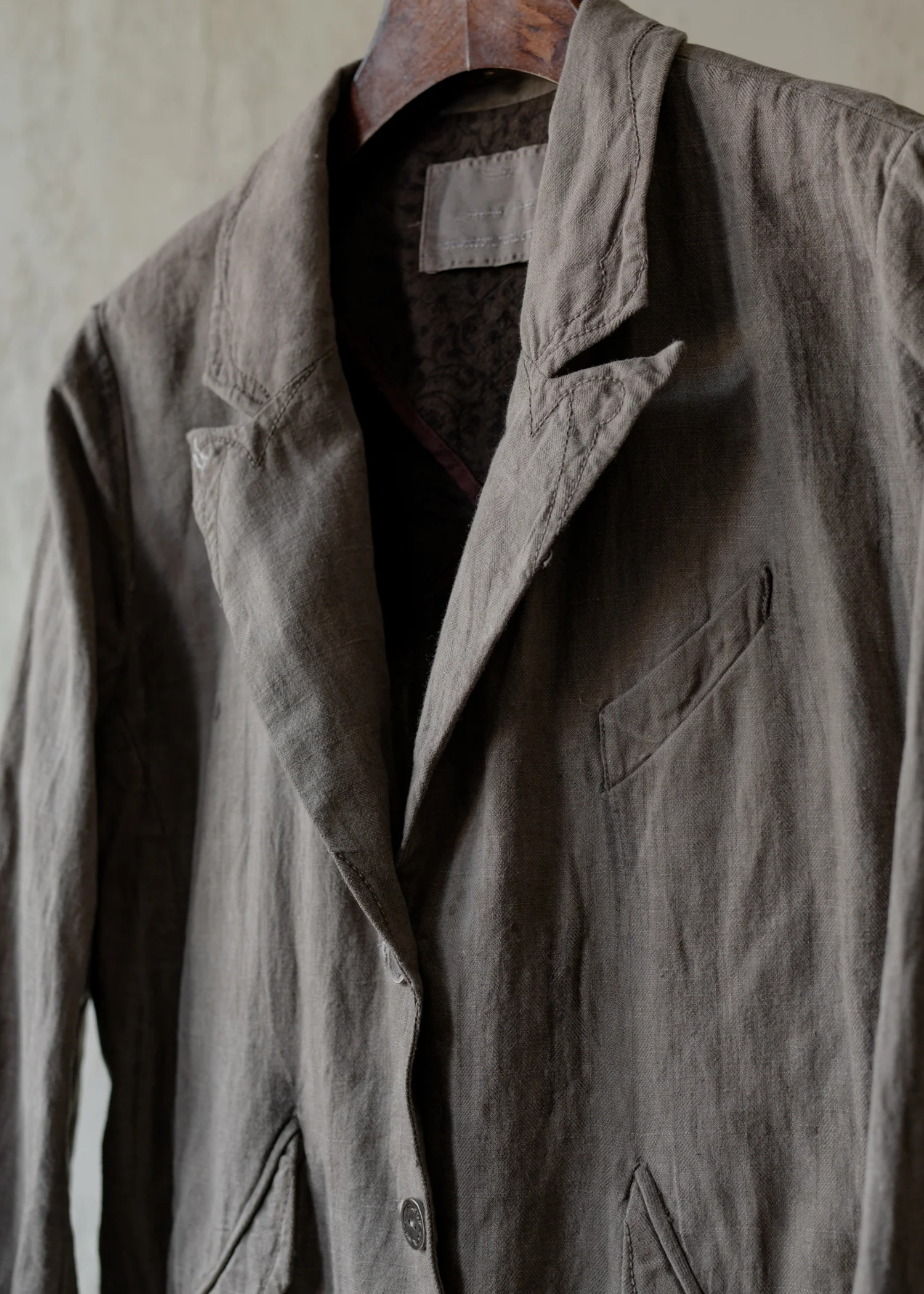 Forgotten Materials WMS|C'est Blazer (Natural Dyed Grey) - Image 3