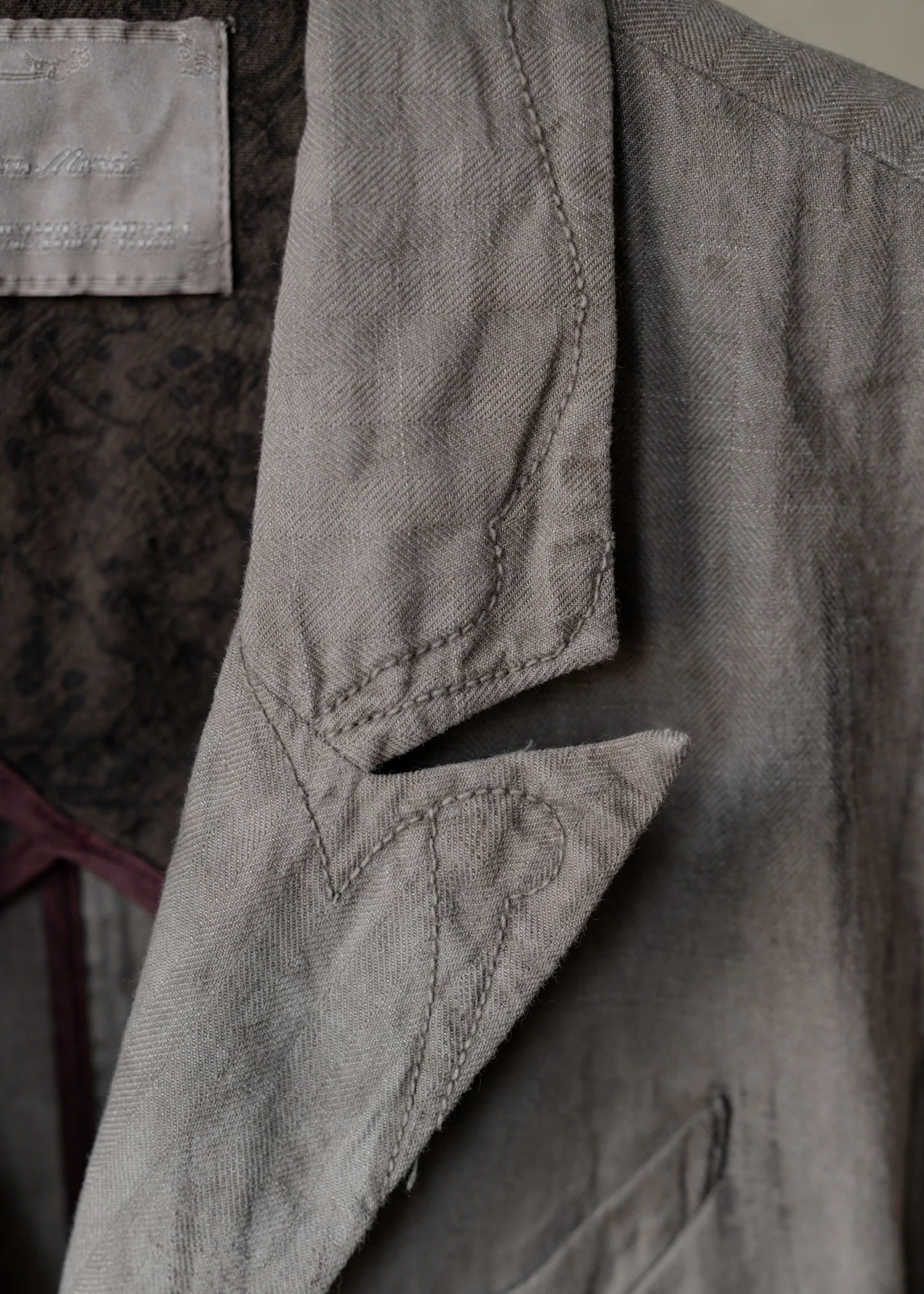 Forgotten Materials WMS|C'est Blazer (Natural Dyed Grey) - Image 5