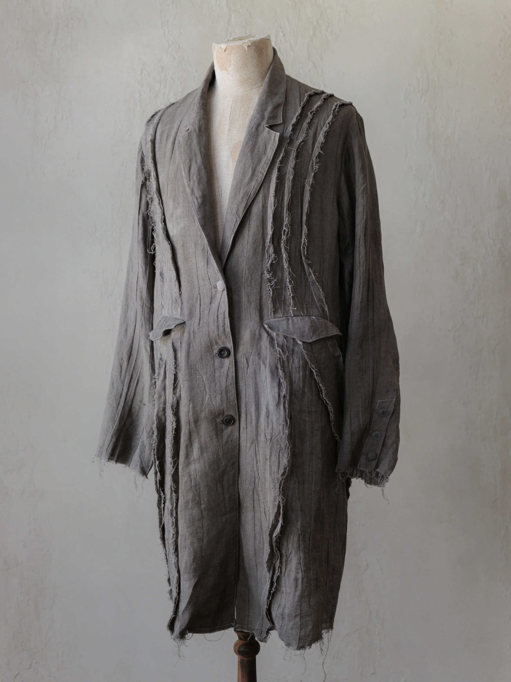 Forgotten Materials WMS｜Fractured Linen Coat