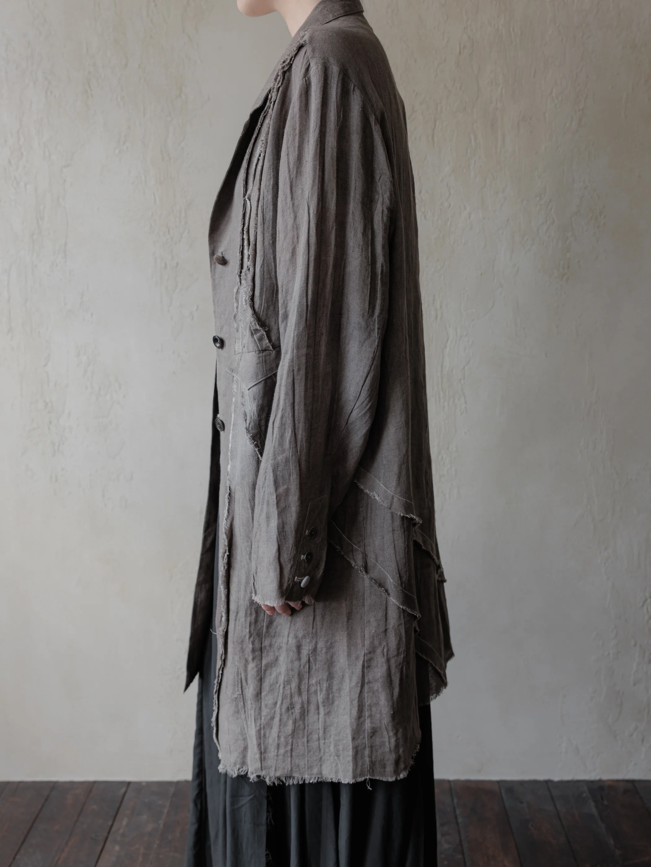 Forgotten Materials WMS｜Fractured Linen Coat - Image 8