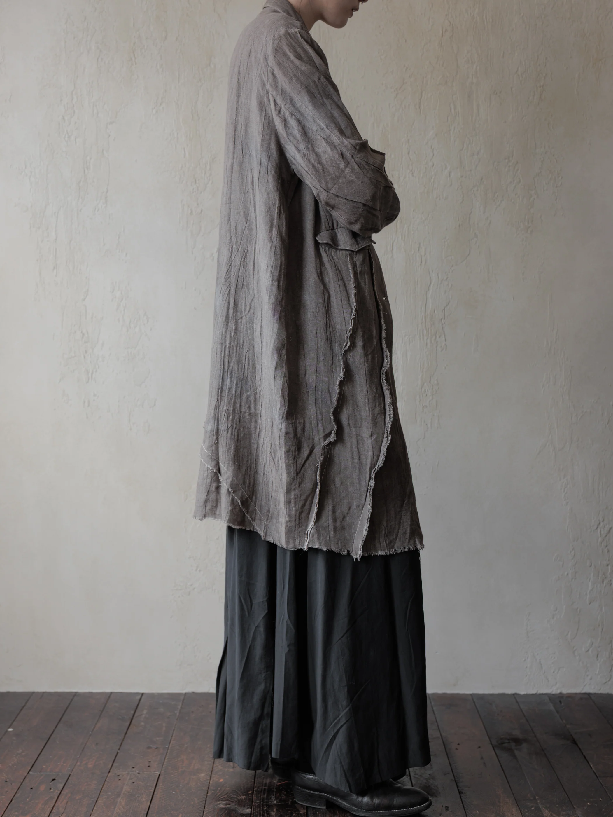 Forgotten Materials WMS｜Fractured Linen Coat - Image 9
