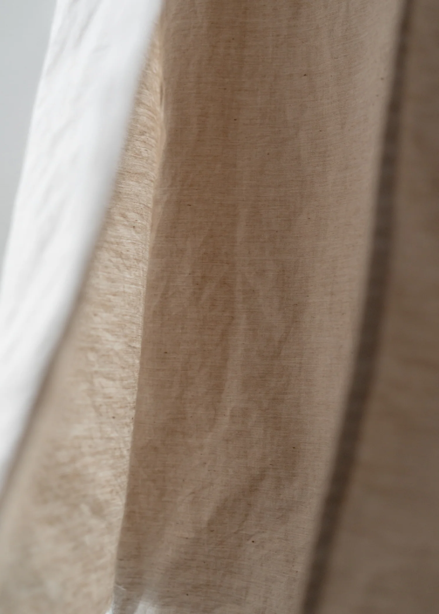 Forgotten Materials WMS｜Layered Shirt (Natural Dyed Beige) - Image 5